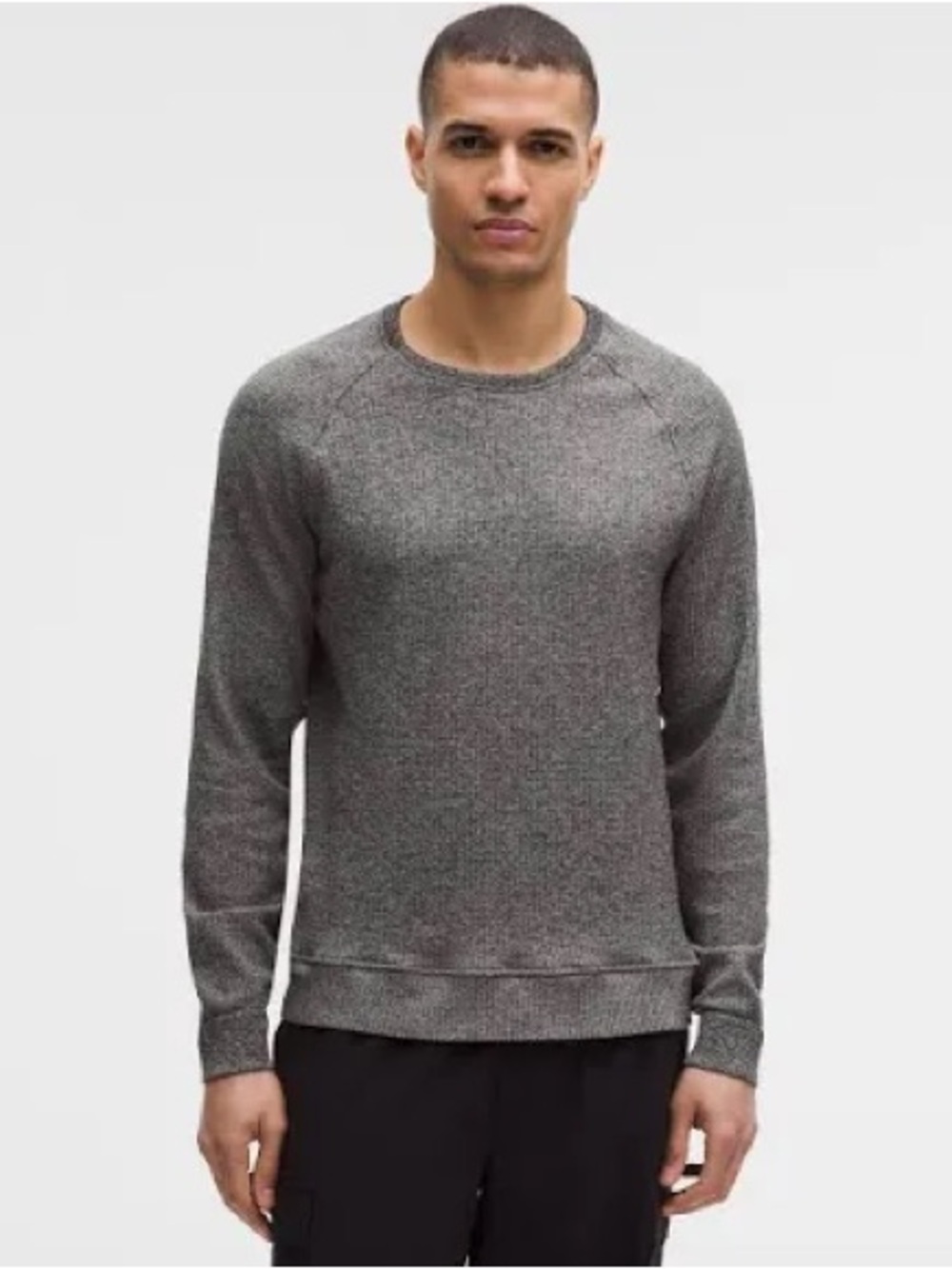 lululemon athletica Men's Crewneck Sweater - Gray